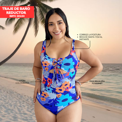 TRAJE DE BAÑO CON FAJA MODA RBTC2012H
