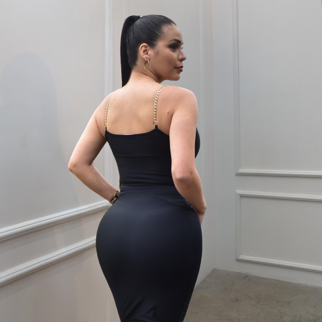 VESTIDO FAJA REDUCTOR COLOMBIANO - MODA V6450L
