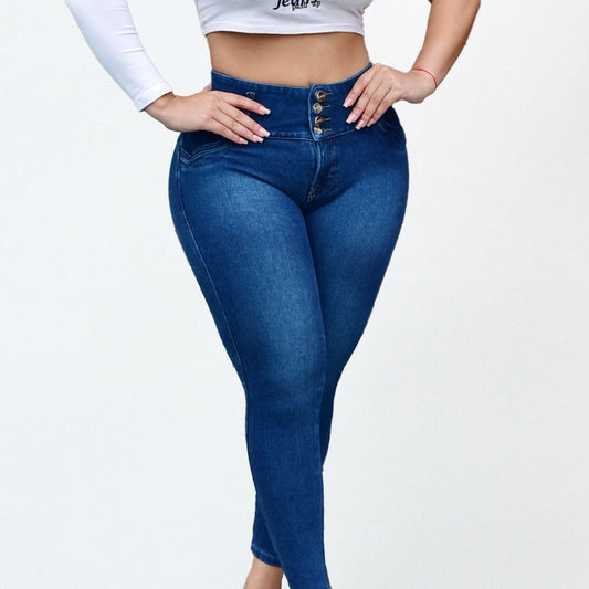 Jeans con Faja Levanta Glúteos 530F