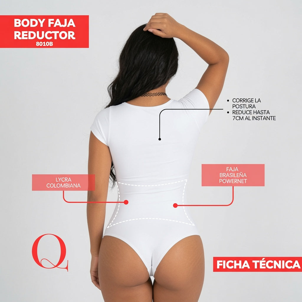 BODY FAJA REDUCTOR COLOMBIANO - TACTO ALGODÓN 8010B
