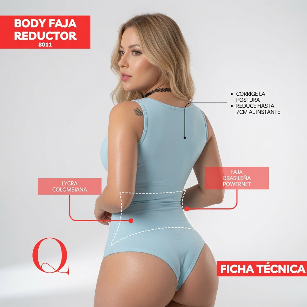 BODY FAJA REDUCTOR COLOMBIANO - TACTO ALGODÓN 8011