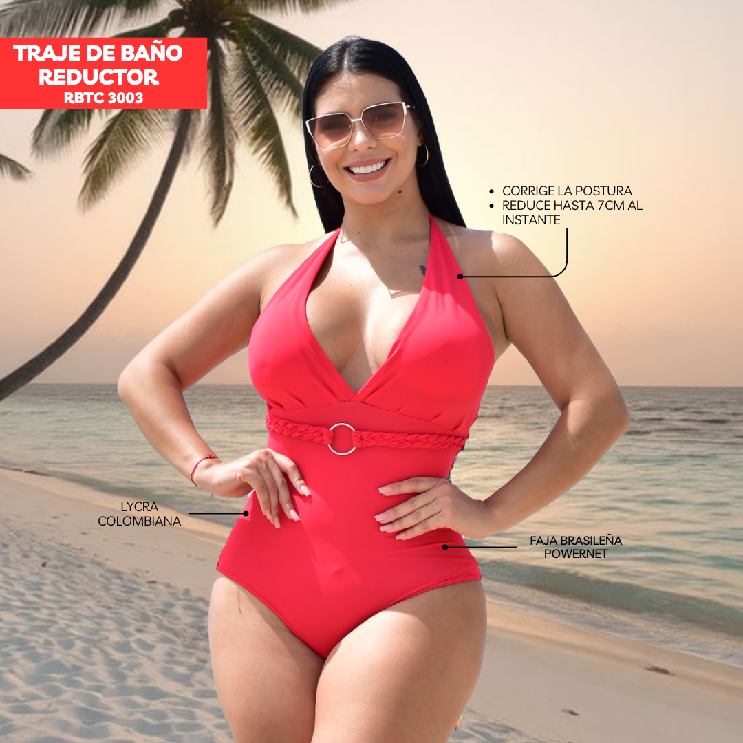 TRAJE DE BAÑO CON FAJA MODA RBTC3003