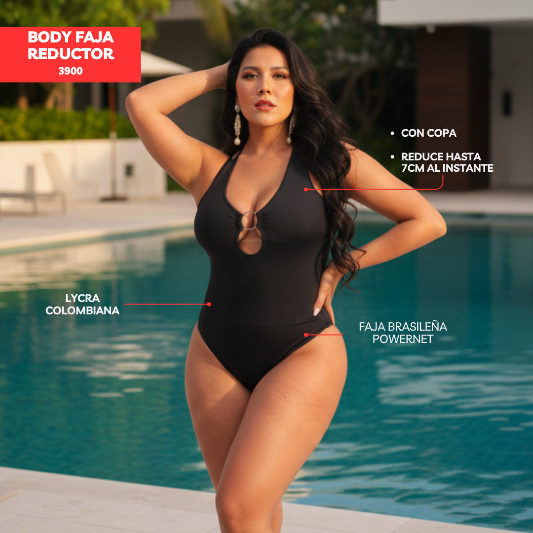 TRAJE DE BAÑO CON FAJA MODA RBTC3900