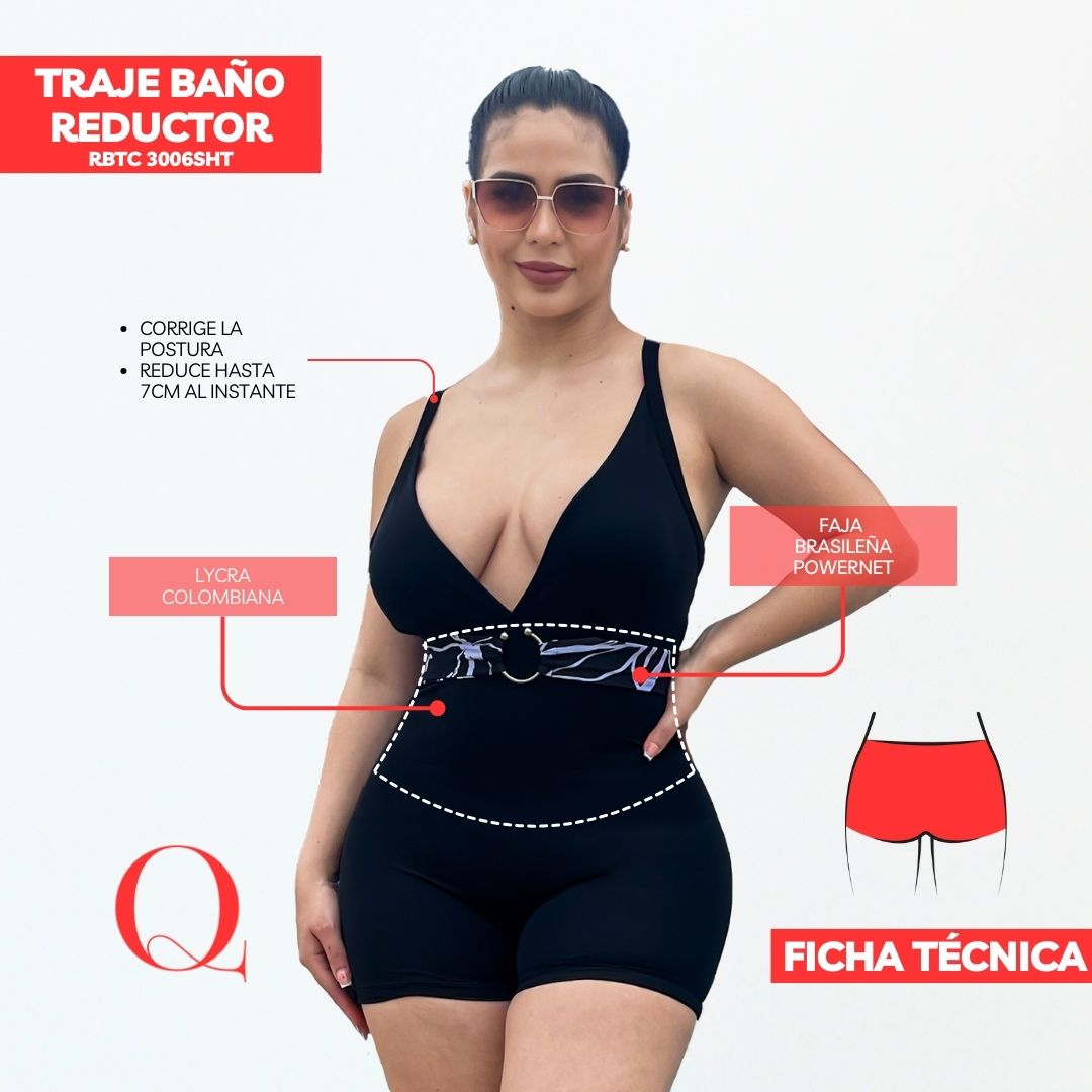 Traje de Baño con Faja Reductor RBTC3006SHT