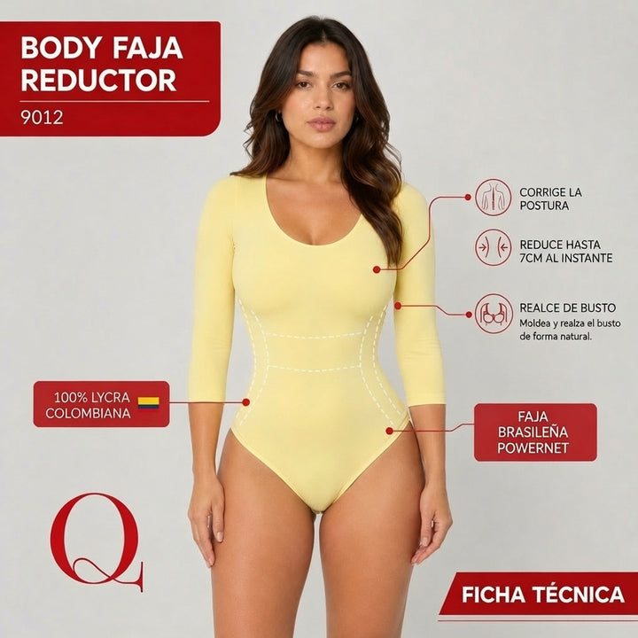 BODY FAJA REDUCTOR COLOMBIANO - TACTO ALGODÓN 9012