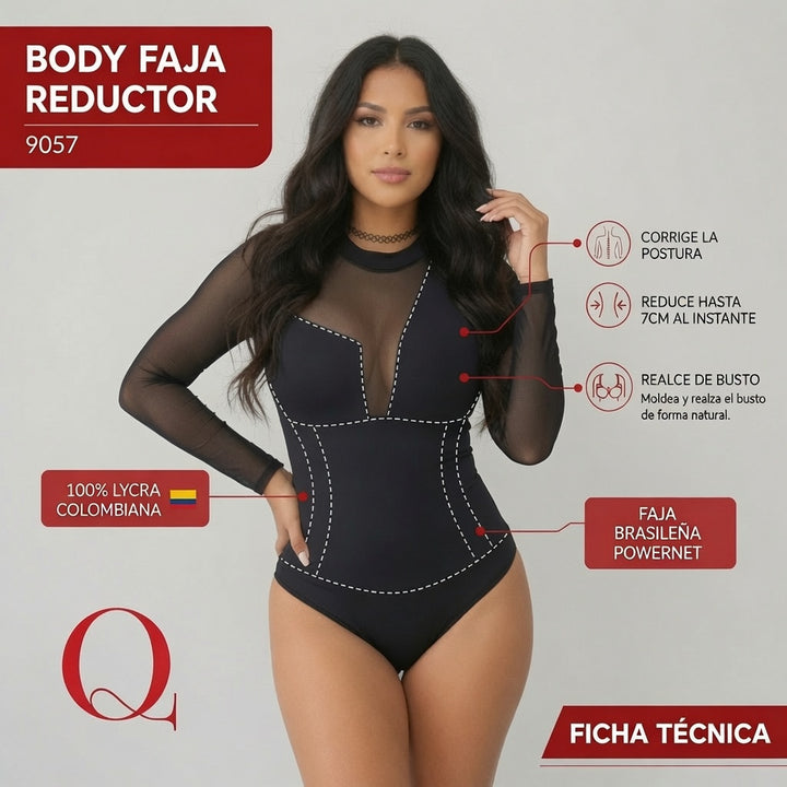 BODY FAJA REDUCTOR COLOMBIANO - MODA 9057