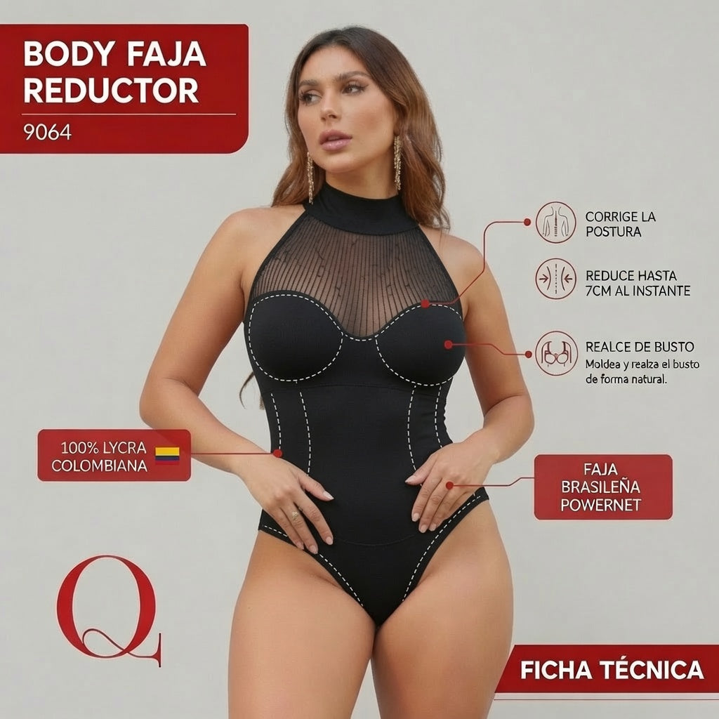 BODY FAJA REDUCTOR COLOMBIANO - MODA 9064