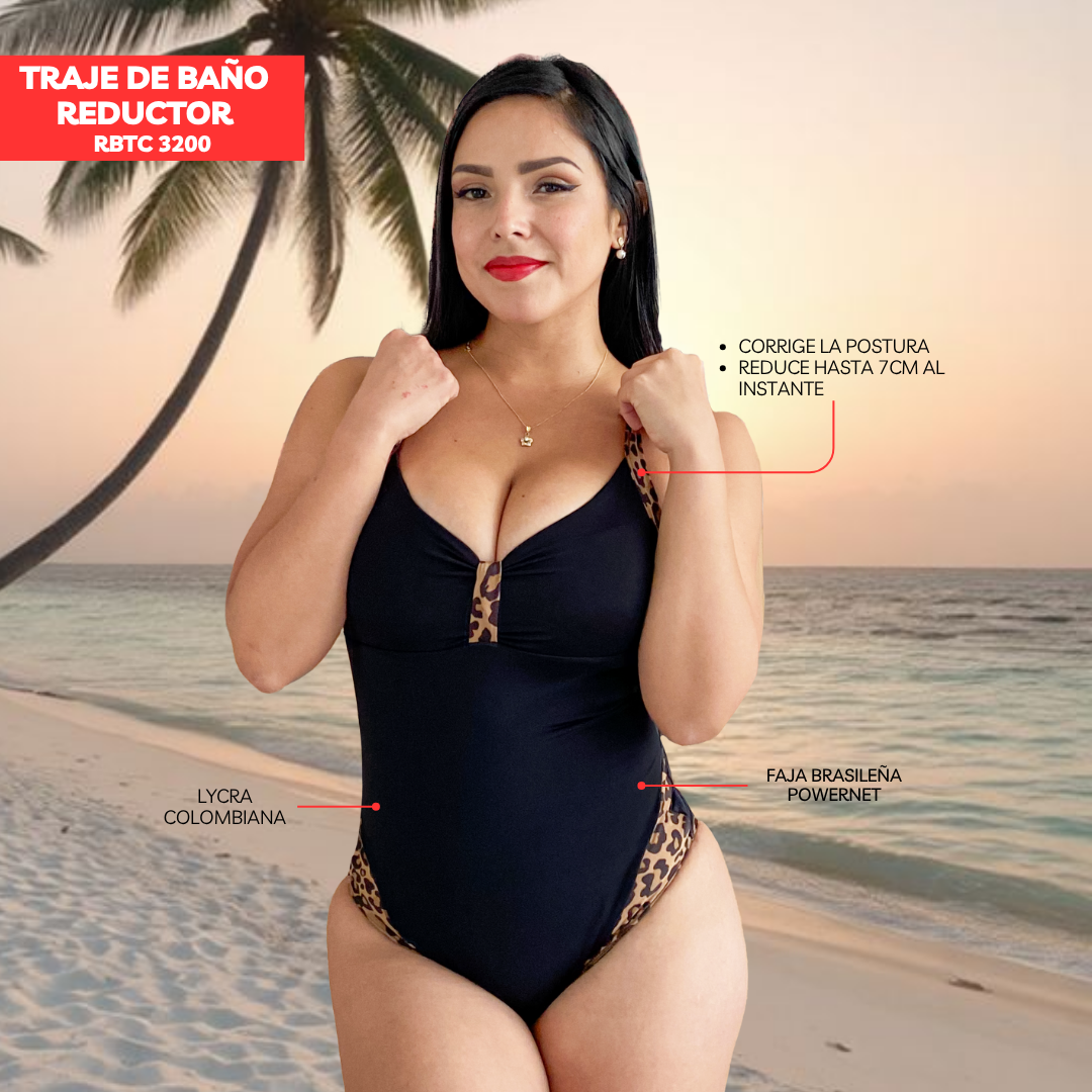 TRAJE DE BAÑO CON FAJA MODA RBTC3200