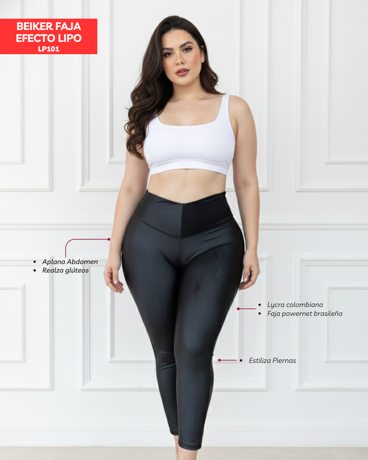 LEGGINS FAJA EFECTO LIPO LP101 LATEX