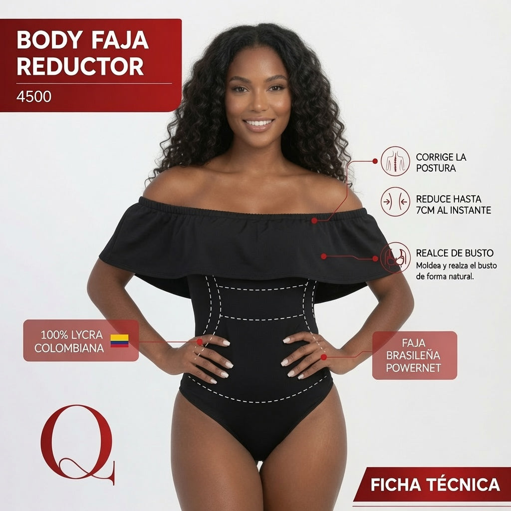 BODY FAJA REDUCTOR COLOMBIANO - MODA 4500