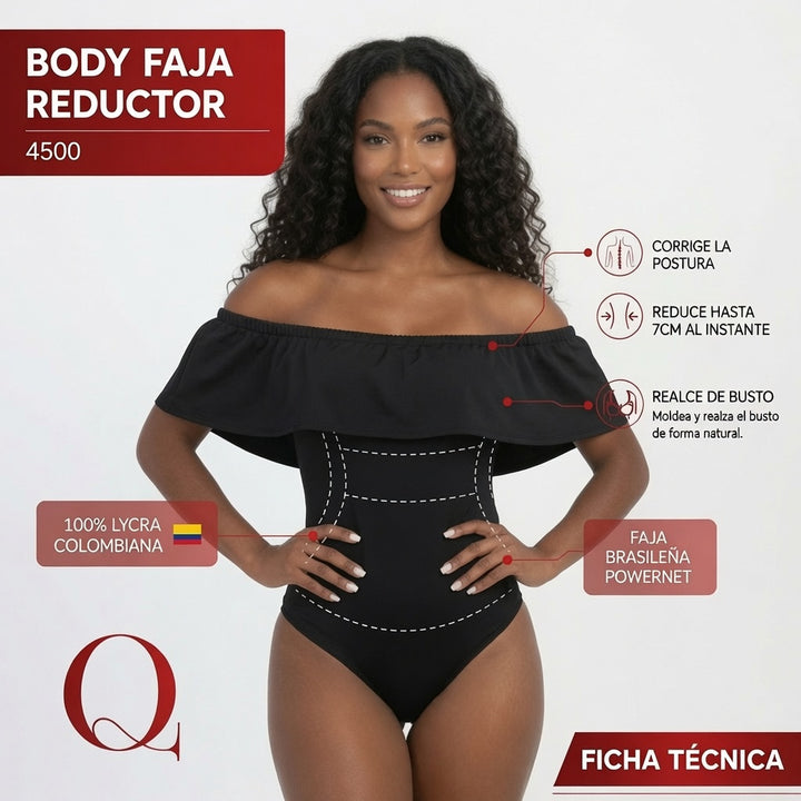 BODY FAJA REDUCTOR COLOMBIANO - MODA 4500
