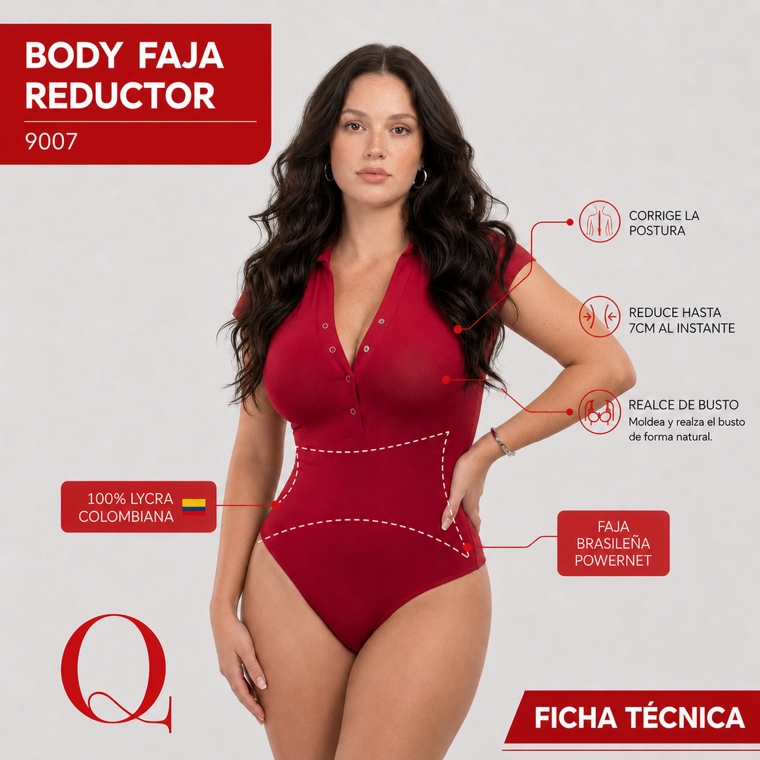 BODY FAJA REDUCTOR COLOMBIANO - TACTO ALGODÓN 9007