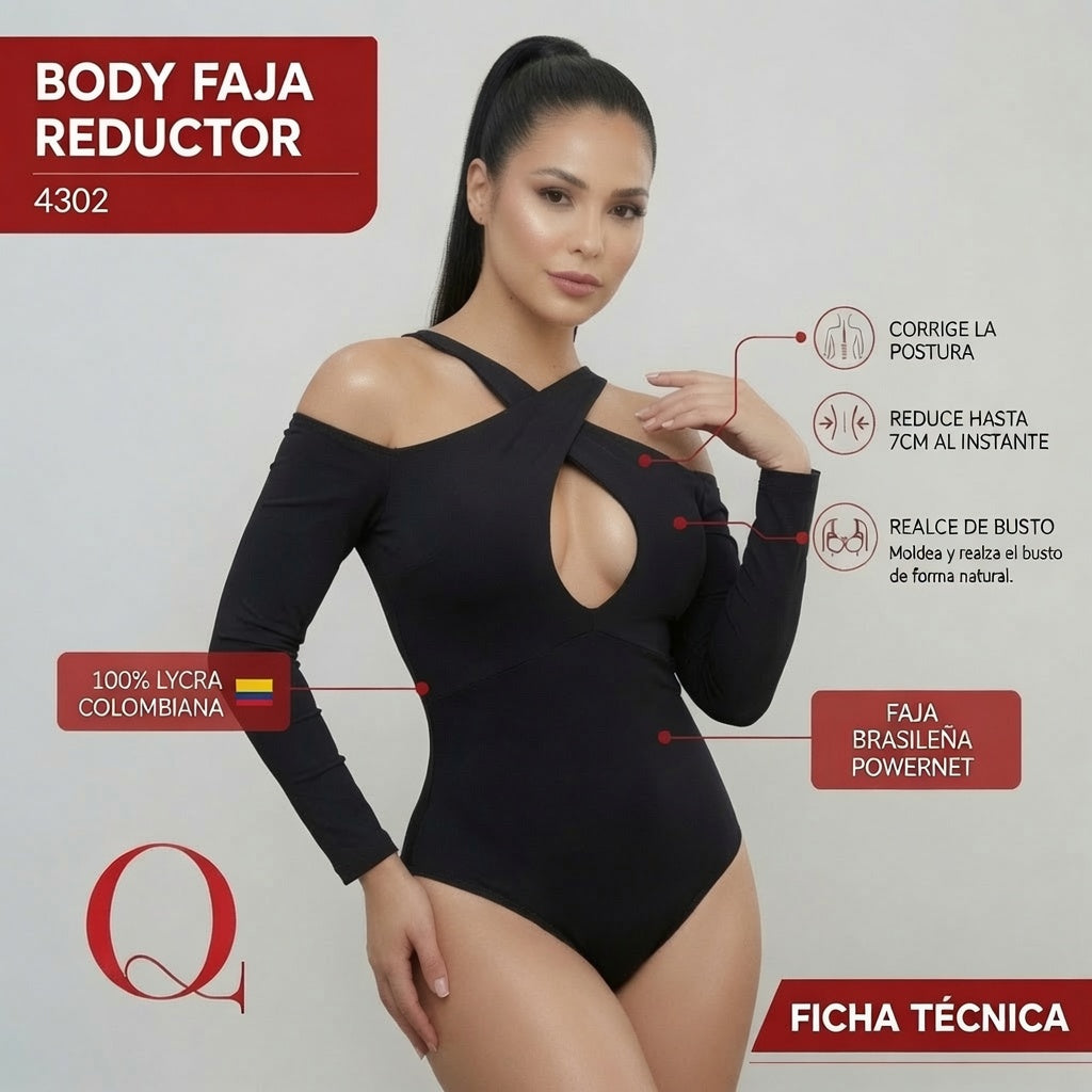 BODY FAJA REDUCTOR COLOMBIANO - MODA 4302