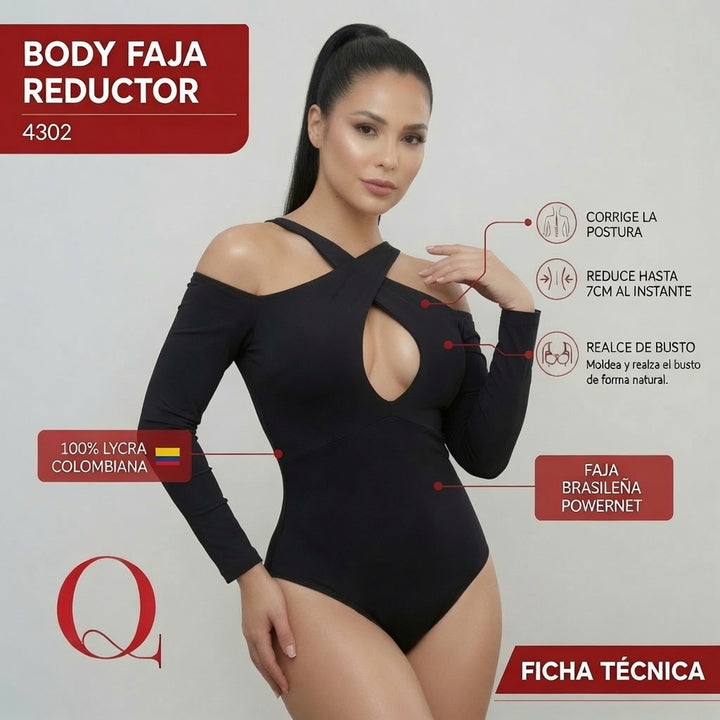BODY FAJA REDUCTOR COLOMBIANO - MODA 4302