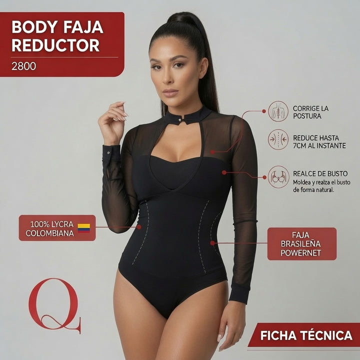 BODY FAJA REDUCTOR COLOMBIANO - MODA 2800