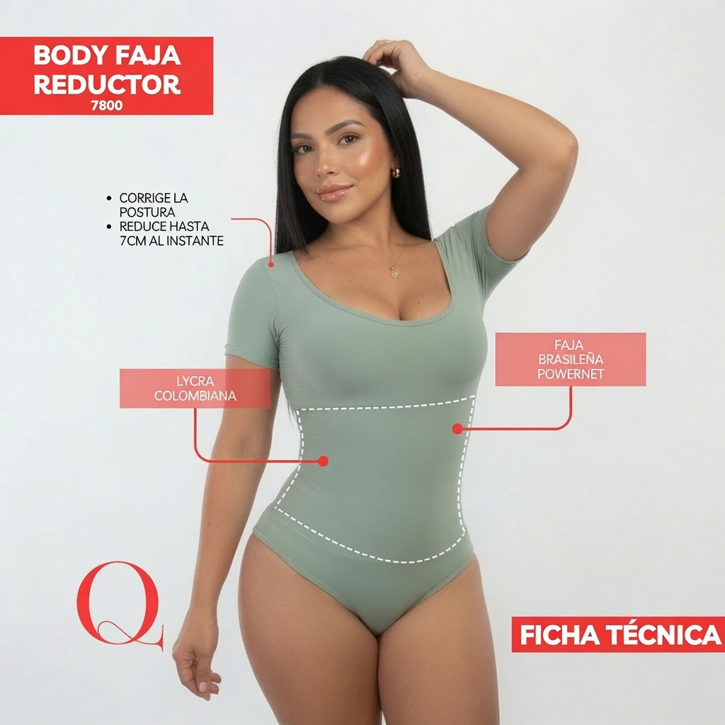 BODY FAJA REDUCTOR COLOMBIANO - TACTO ALGODÓN 7800