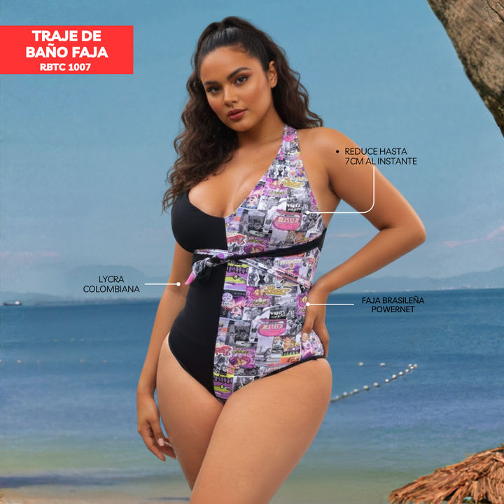 TRAJE DE BAÑO CON FAJA RBTC1007 SUMMER 2023 - 2024