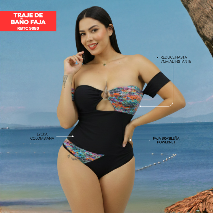TRAJE DE BAÑO CON FAJA RBTC9080 SUMMER 2024 - 2023