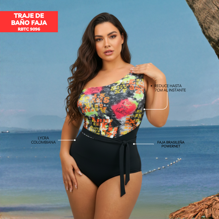 TRAJE DE BAÑO CON FAJA RBTC9096 SUMMER 2023 - 2024