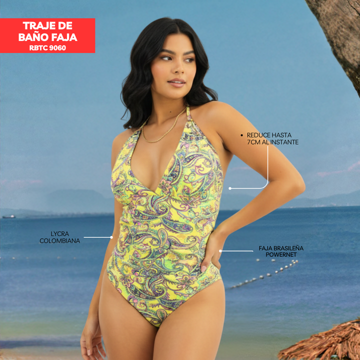 TRAJE DE BAÑO CON FAJA RBTC9060 SUMMER 2023 - 2024