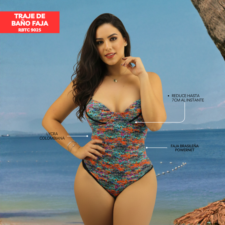 TRAJE DE BAÑO CON FAJA RBTC9025 SUMMER 2023 - 2024