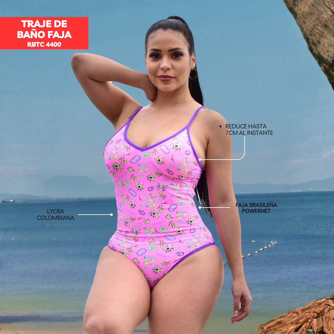 TRAJE DE BAÑO CON FAJA RBTC4400 SUMMER 2023 - 2024