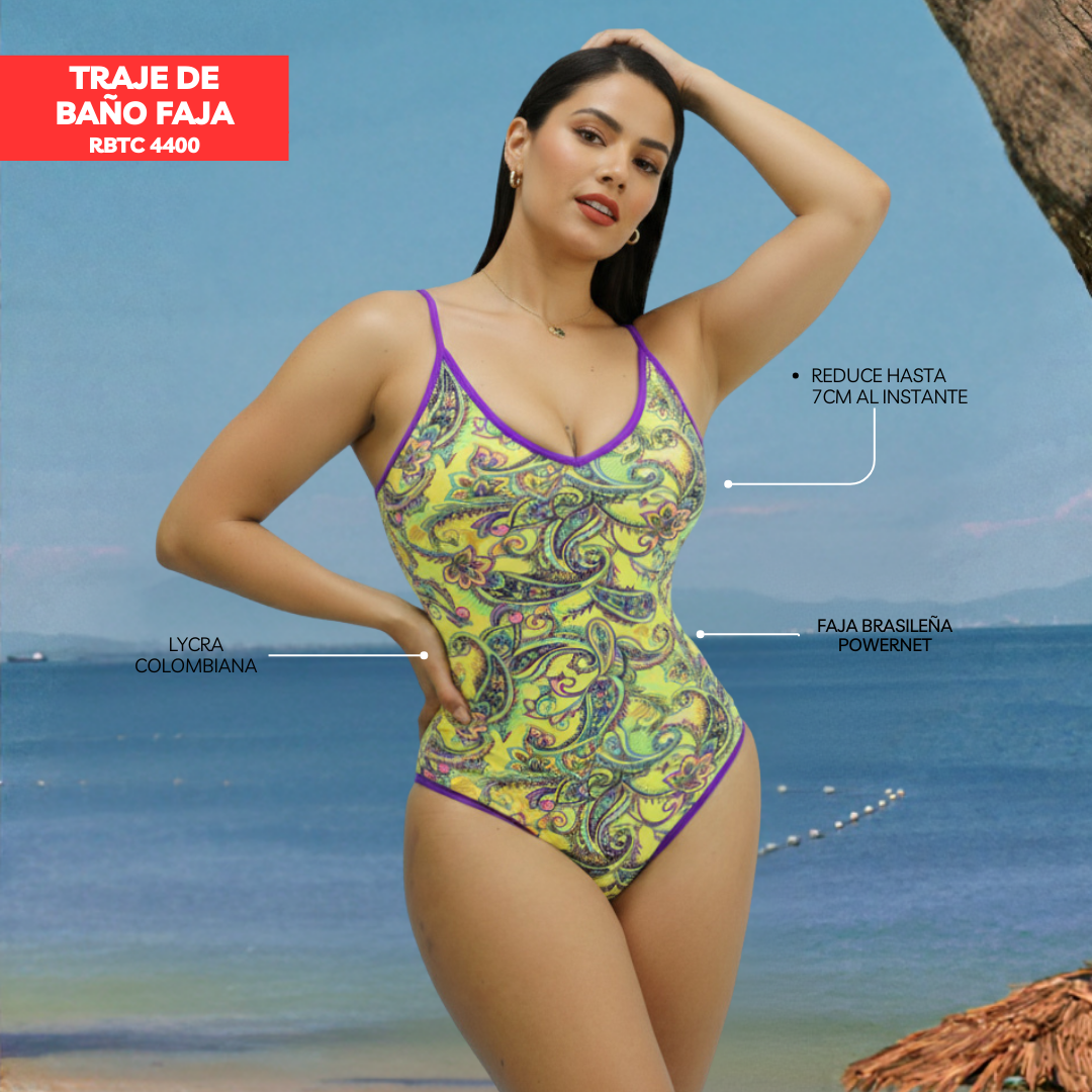 TRAJE DE BAÑO CON FAJA RBTC4400 SUMMER 2023 - 2024