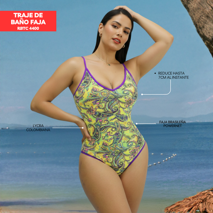 TRAJE DE BAÑO CON FAJA RBTC4400 SUMMER 2023 - 2024