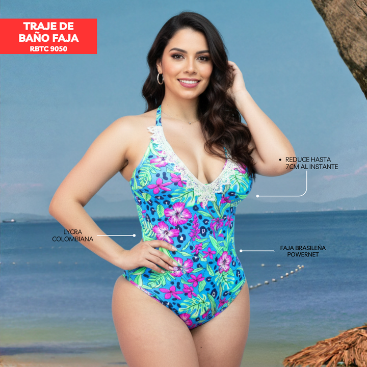 TRAJE DE BAÑO CON FAJA RBTC9050 SUMMER 2023 - 2024
