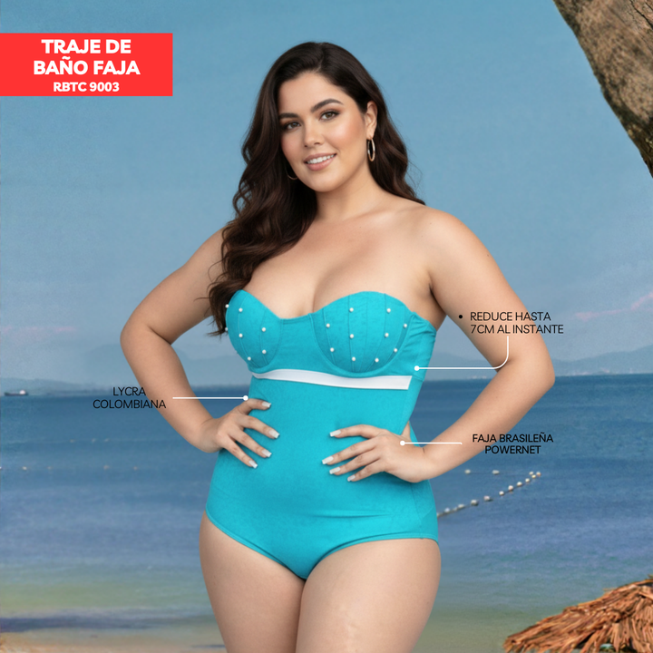 TRAJE DE BAÑO CON FAJA RBTC9003 SUMMER 2023 - 2024