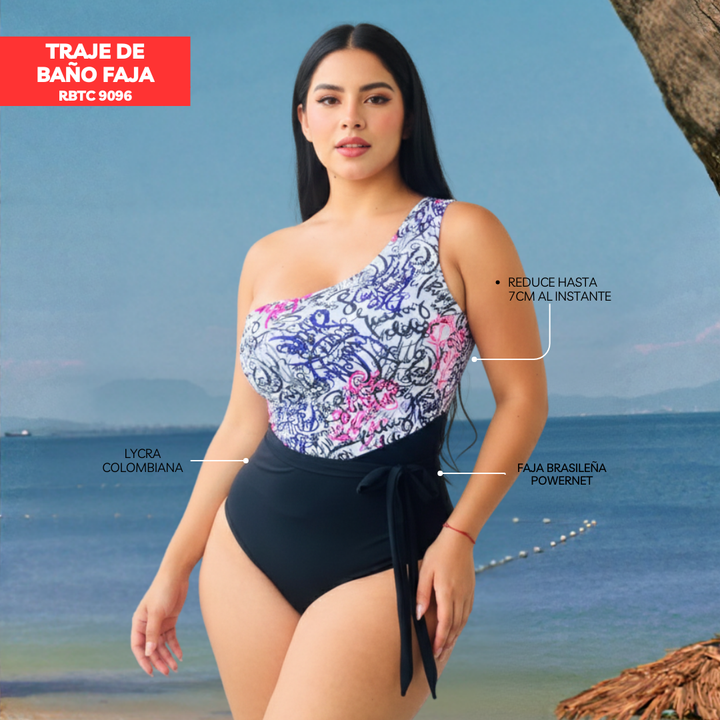 TRAJE DE BAÑO CON FAJA RBTC9096 SUMMER 2023 - 2024