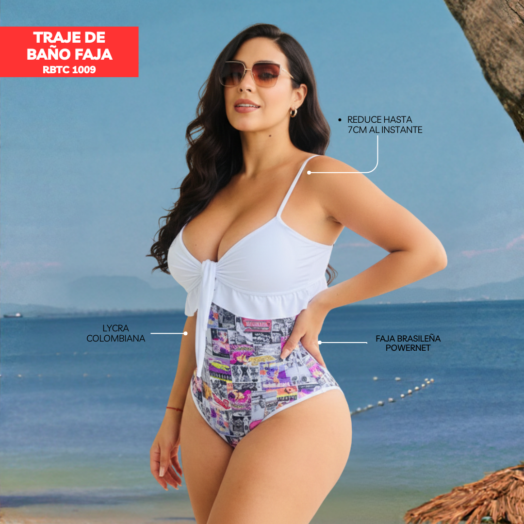 TRAJE DE BAÑO CON FAJA RBTC1009 SUMMER 2023 - 2024