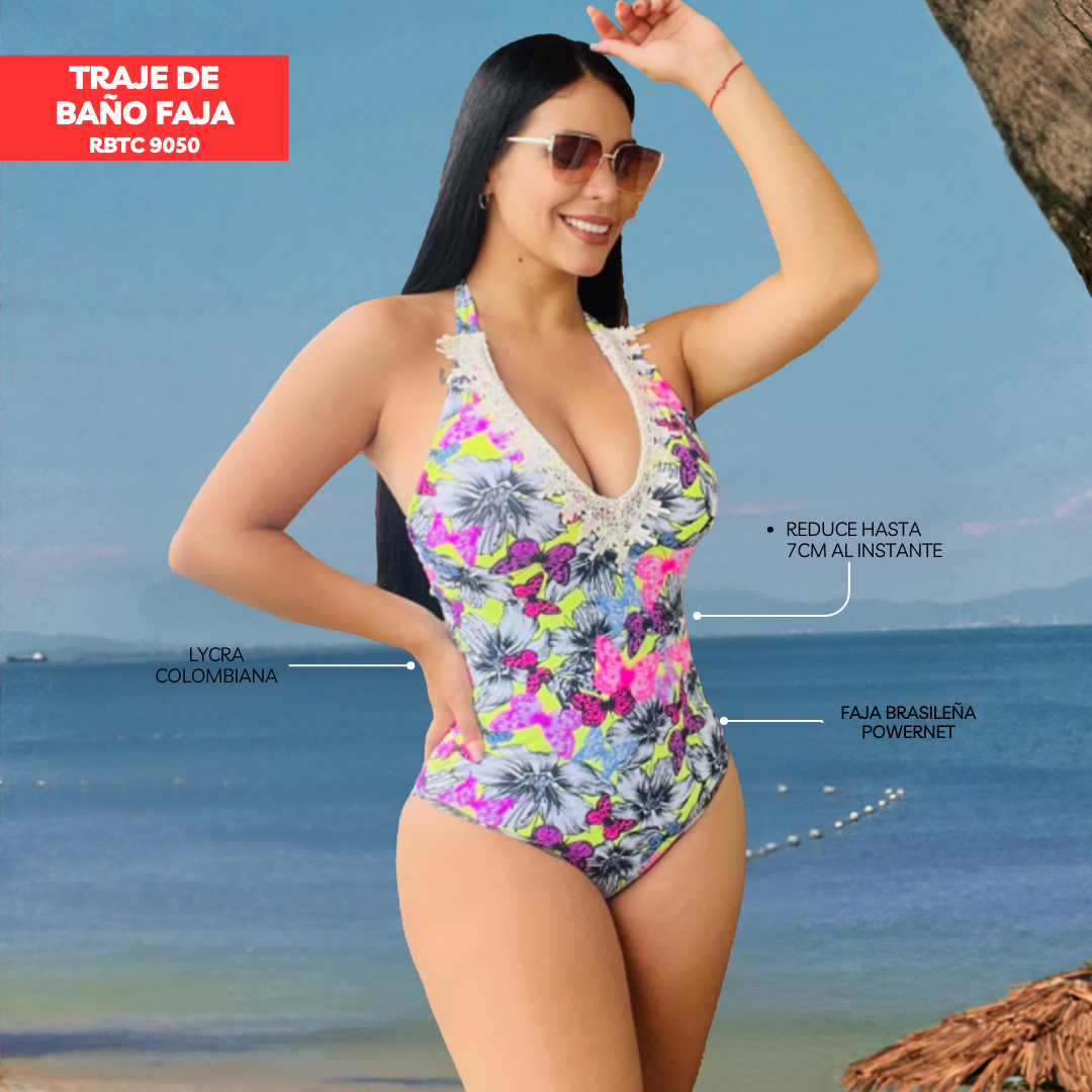 TRAJE DE BAÑO CON FAJA RBTC9050 SUMMER 2023 - 2024