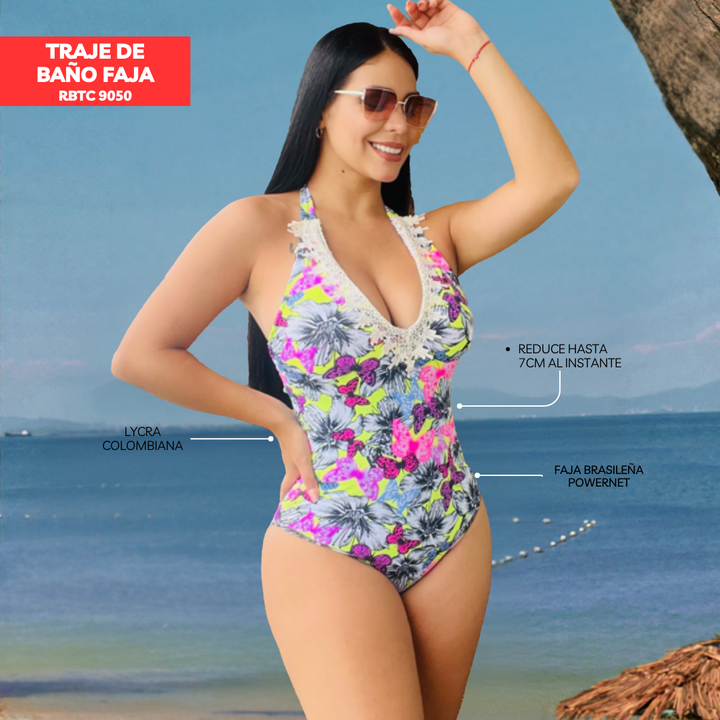 TRAJE DE BAÑO CON FAJA RBTC9050 SUMMER 2023 - 2024