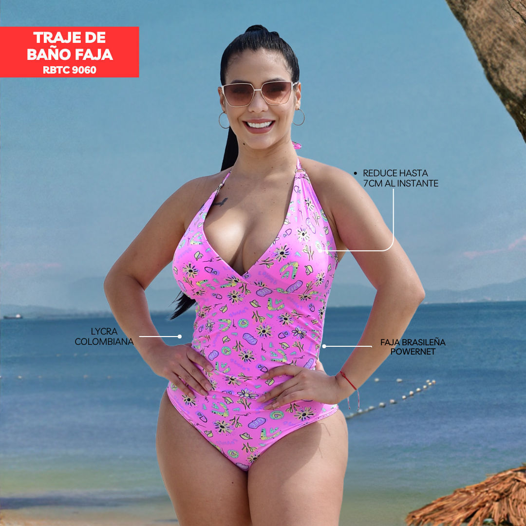 TRAJE DE BAÑO CON FAJA RBTC9060 SUMMER 2023 - 2024