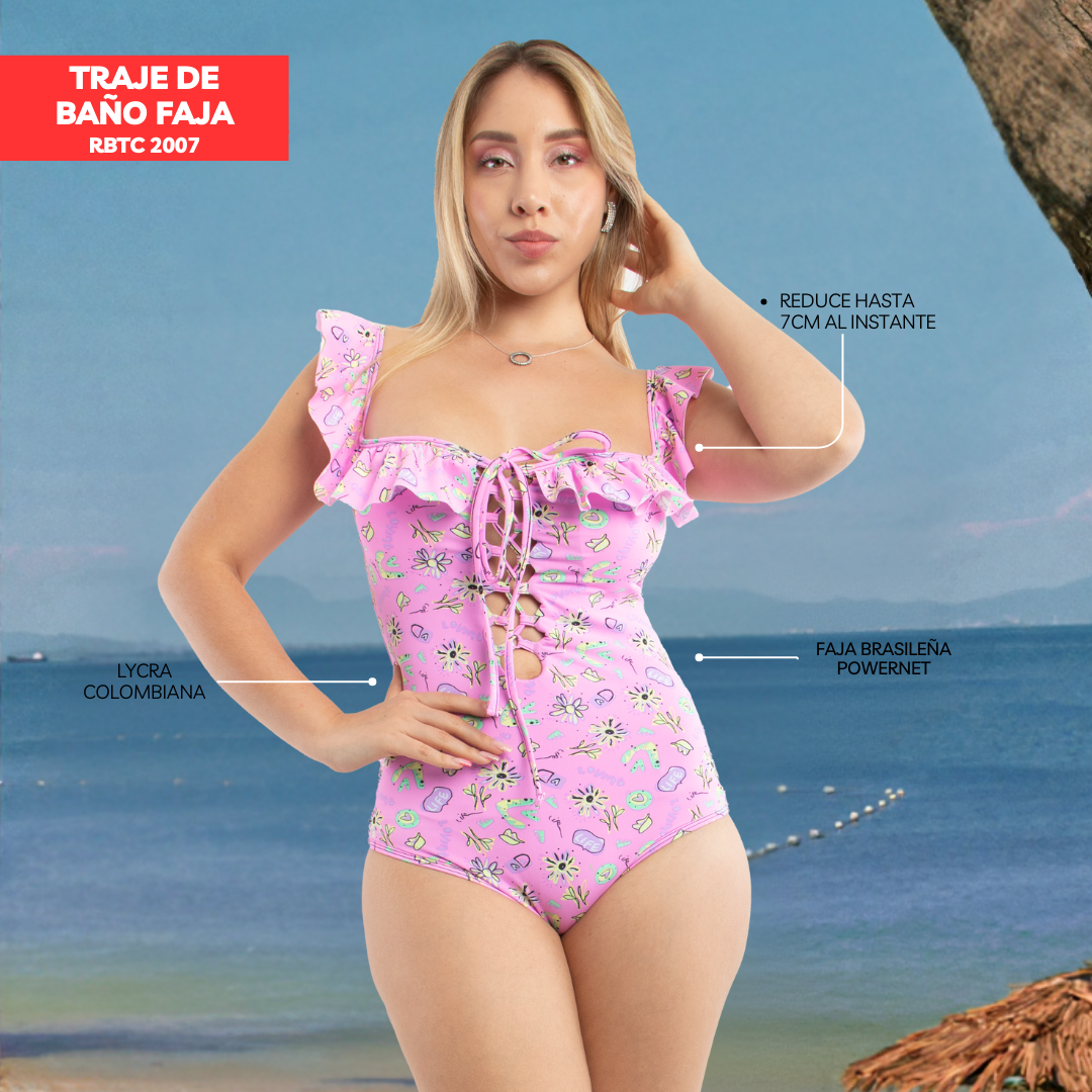 TRAJE DE BAÑO CON FAJA RBTC3005 SUMMER 2023 - 2024