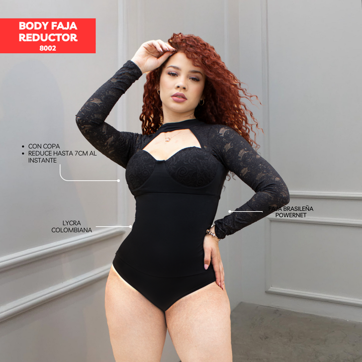 BODY FAJA REDUCTOR COLOMBIANO - MODA COPA 8002