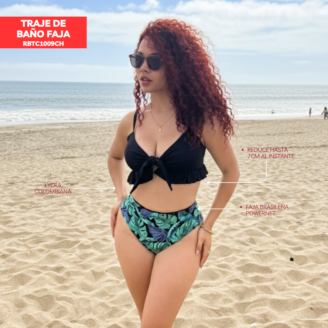 TRAJE DE BAÑO CON FAJA MODA RBTC1009CH
