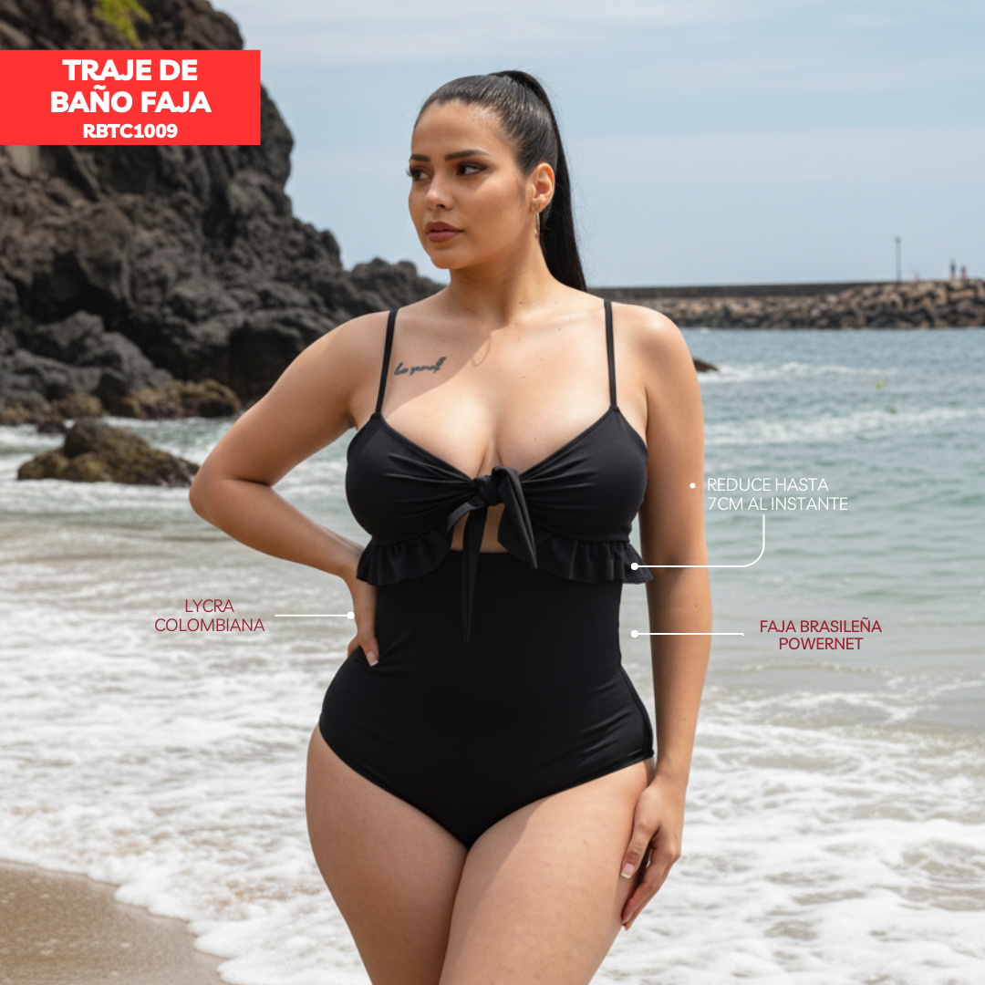 TRAJE DE BAÑO CON FAJA MODA RBTC1009