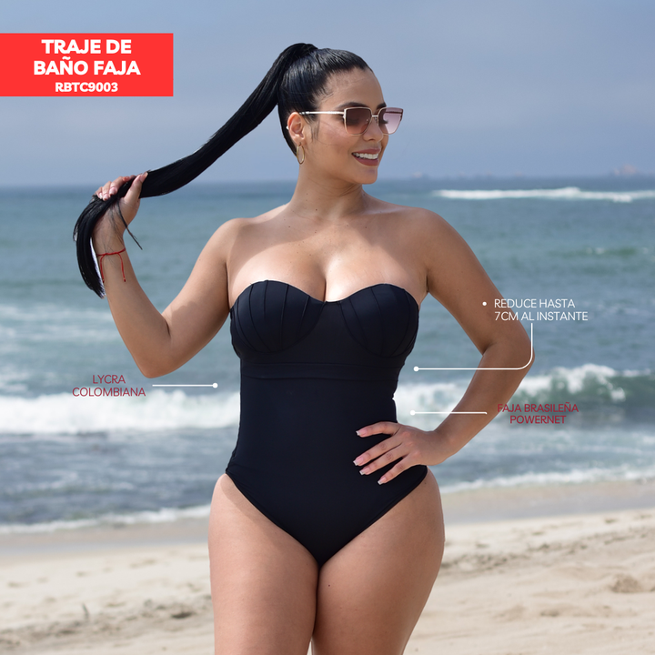 TRAJE DE BAÑO CON FAJA EXCLUSIVE RBTC9003