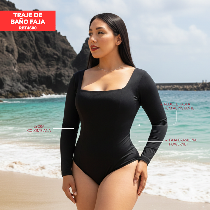 TRAJE DE BAÑO CON FAJA EXCLUSIVE RBT4600