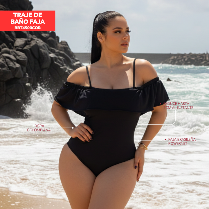 TRAJE DE BAÑO CON FAJA EXCLUSIVE RBT4500COR