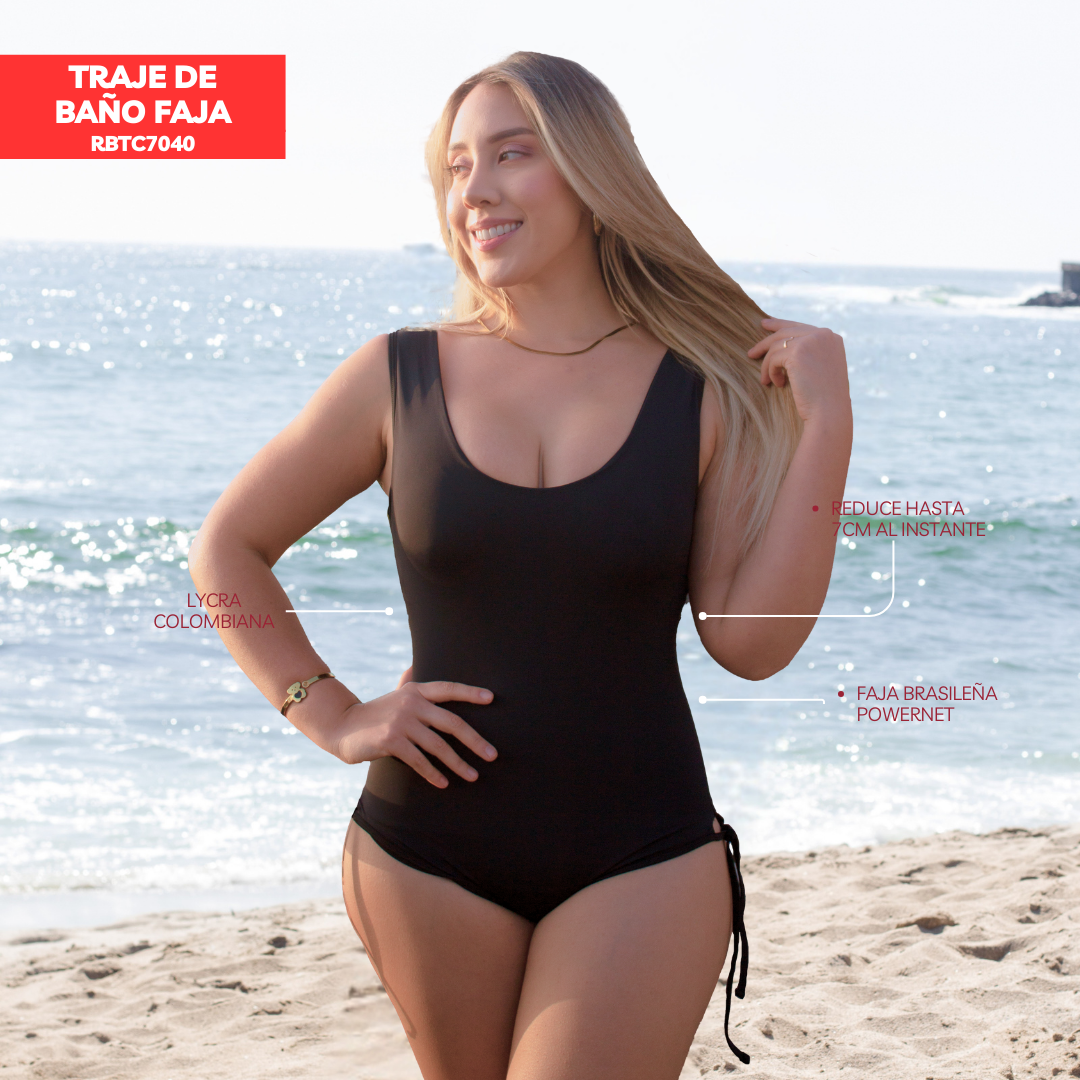 TRAJE DE BAÑO CON FAJA MODA RBTC7040