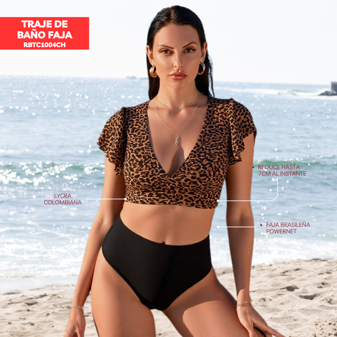 TRAJE DE BAÑO CON FAJA MODA RBTC1004CH
