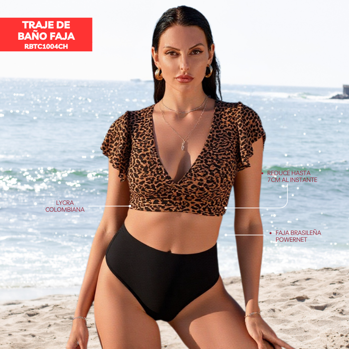 TRAJE DE BAÑO CON FAJA MODA RBTC1004CH