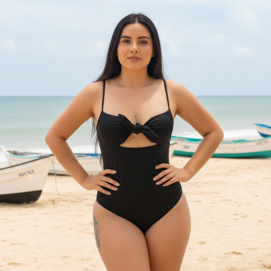 TRAJE DE BAÑO CON FAJA MODA RBTC9004