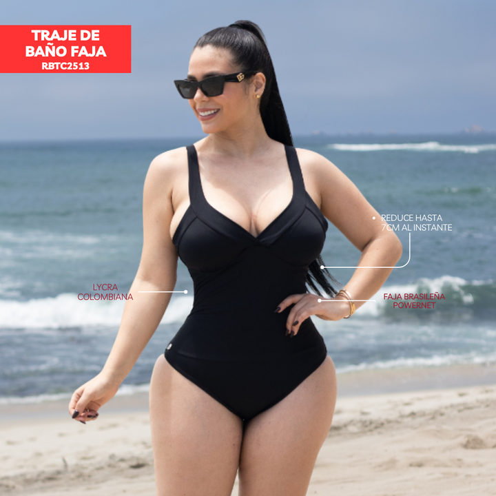 TRAJE DE BAÑO CON FAJA EXCLUSIVE RBTC2513