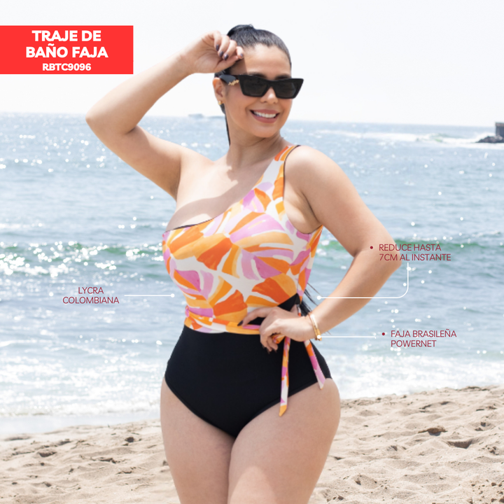TRAJE DE BAÑO CON FAJA MODA RBTC9096