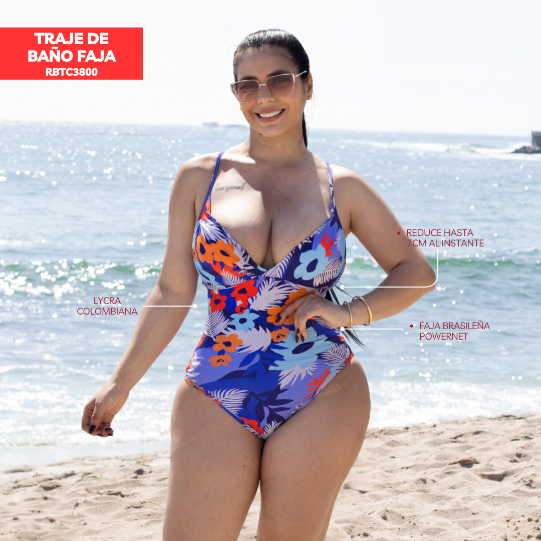 TRAJE DE BAÑO CON FAJA MODA RBTC3800