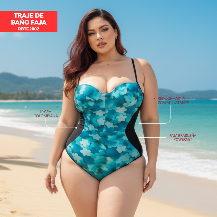 TRAJE DE BAÑO CON FAJA EXCLUSIVE RBTC2002